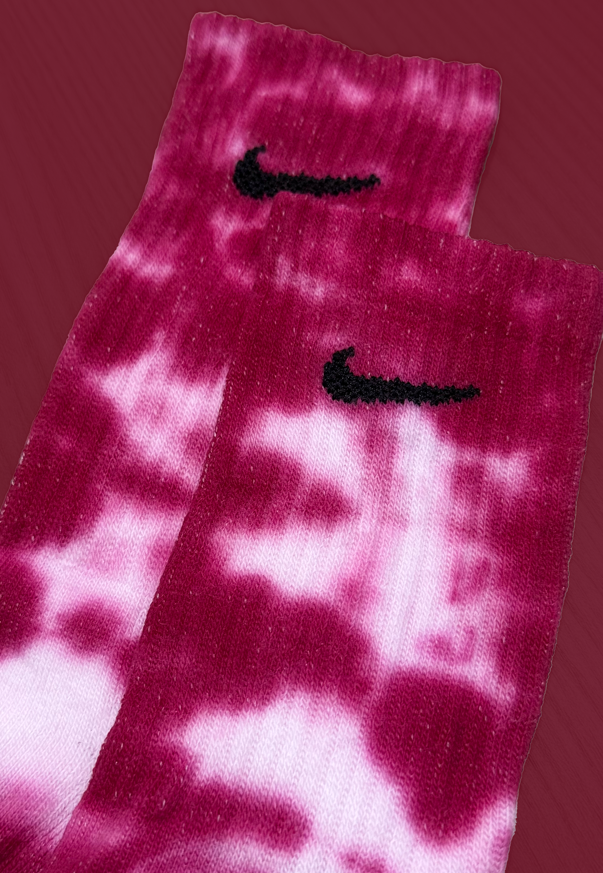 Calzini Nike Tie Dye - Ciliegia