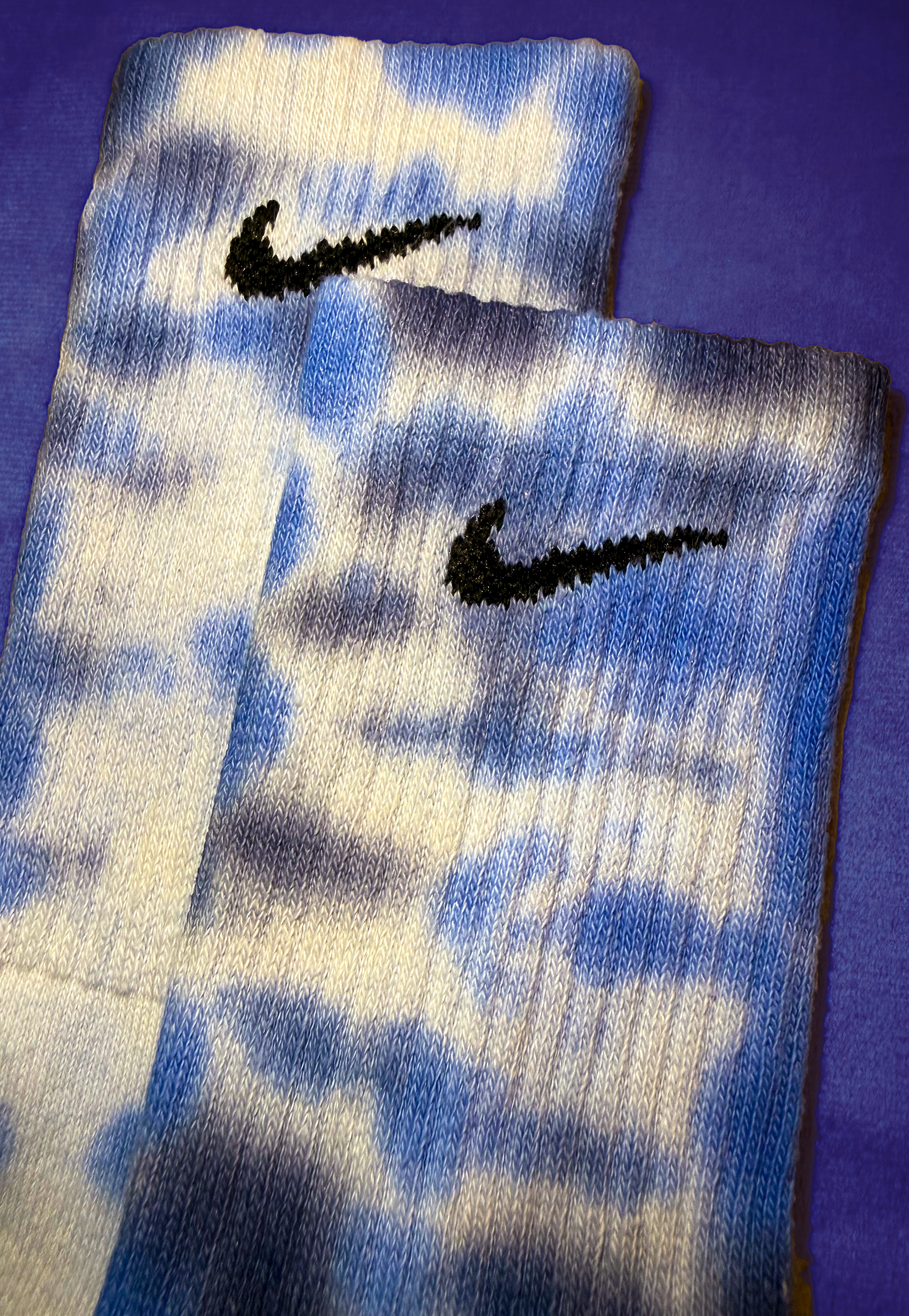 Calzini Nike Tie Dye Oceano Blue