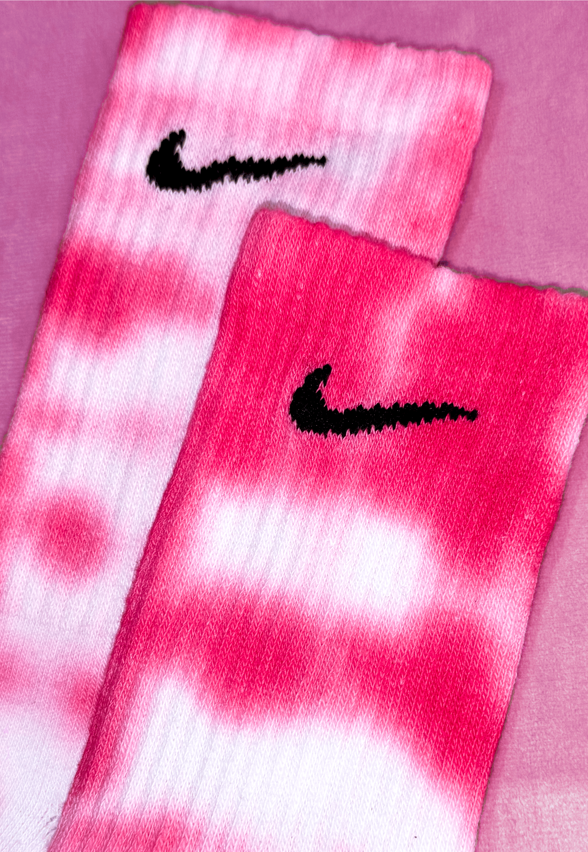 Calzini Nike Tie Dye rosa Barbie