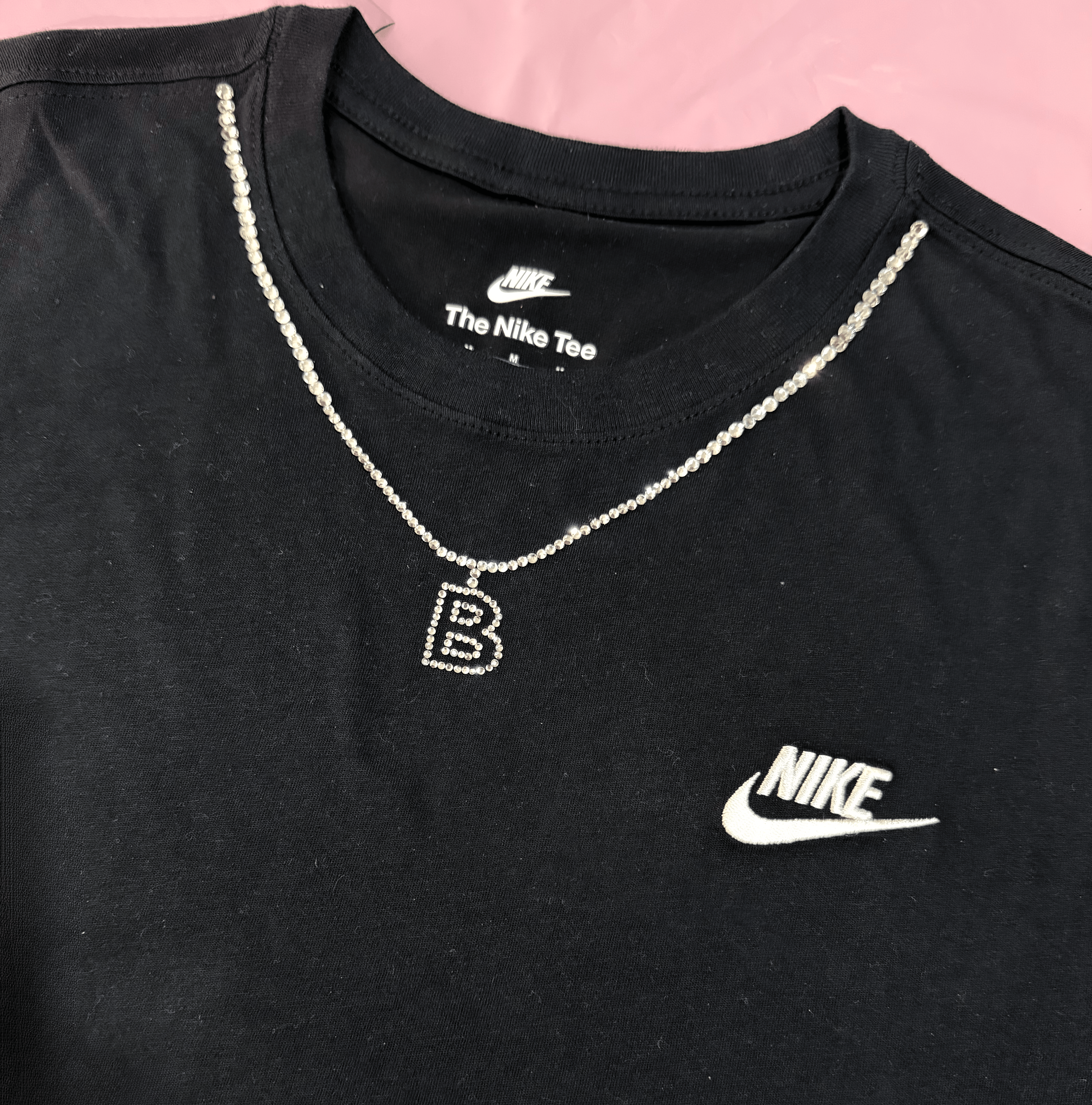 T-Shirt Nike Diamond - Collier Letter personalizzabile